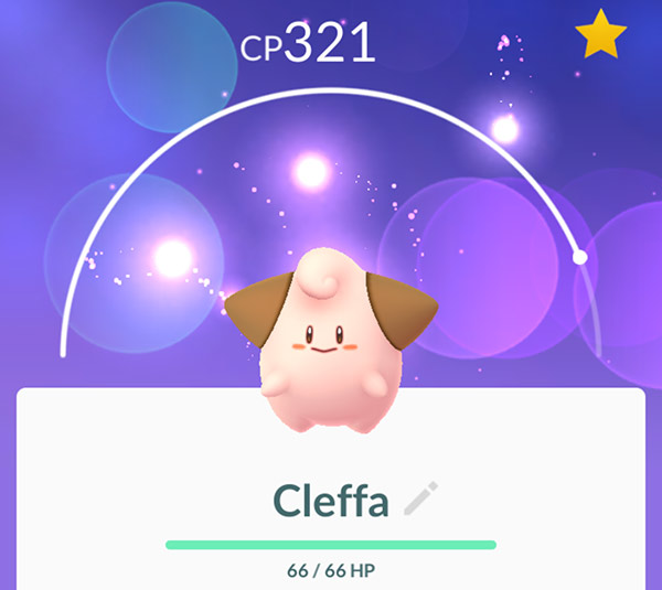 Cleffa Pokemon GO 2 km ägg