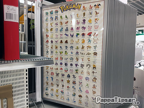 Pokémon affischer / poster med flera Pokémon GO figurer